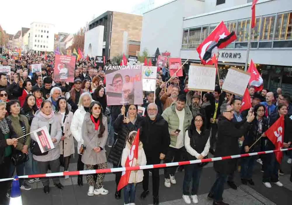 Nürnberg`de İmamoğlu’na Destek Mitingi Gerçekleştirildi