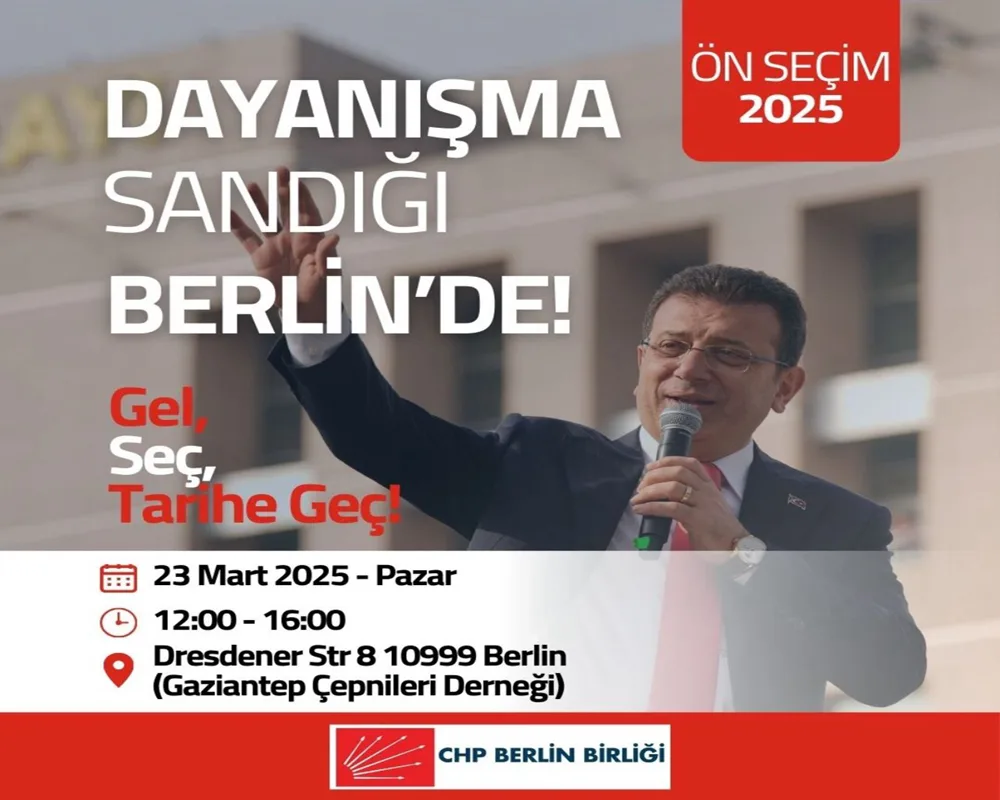 CHP Almanya Federasyonu`ndan Demokrasi Direnişi Çağrısı