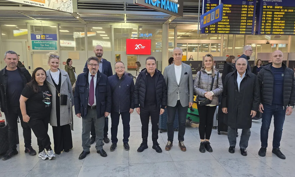 Antalya heyeti  kardeşşehir Nürnberg’e geldi