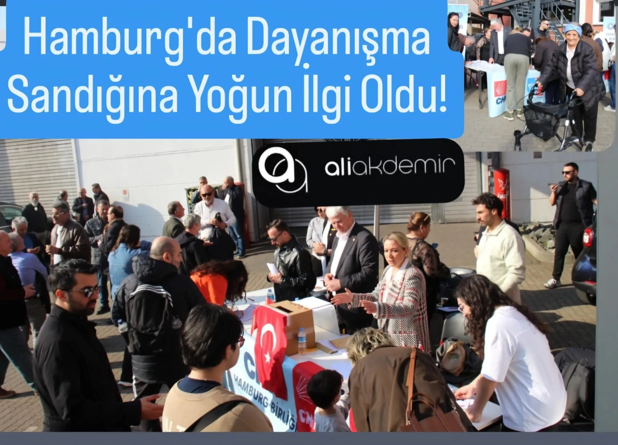 Hamburg’da Dayanışma Sandığına Yoğun İlgi! Ekrem İmamoğlu’na Büyük Destek