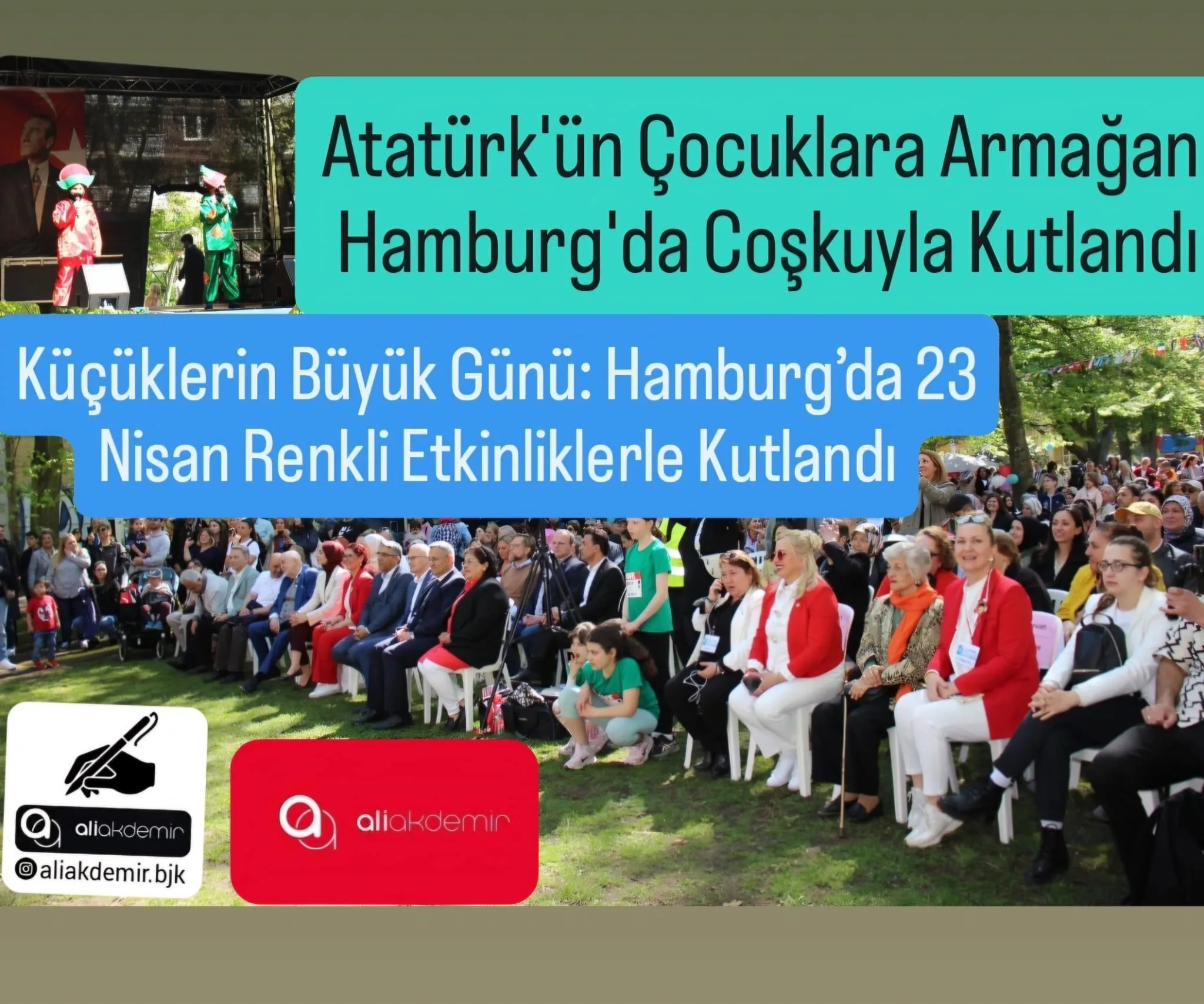 Hamburg'da 23 Nisan Ulusal Egemenlik ve Çocuk Bayramı Coşkuyla Kutlandı