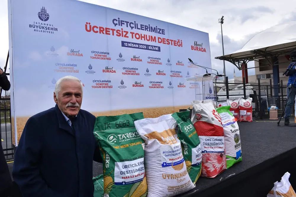 İBB ve Silivri Belediyesi’nden Yerli Üreticiye Tohum Desteği