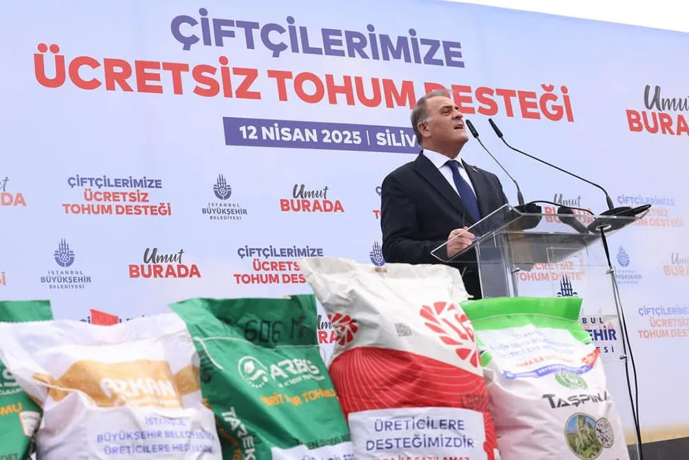 İBB ve Silivri Belediyesi’nden Yerli Üreticiye Tohum Desteği