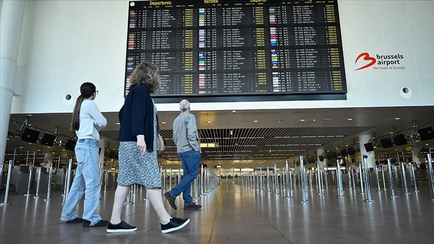 Belçika’da çalışanlar greve gitti