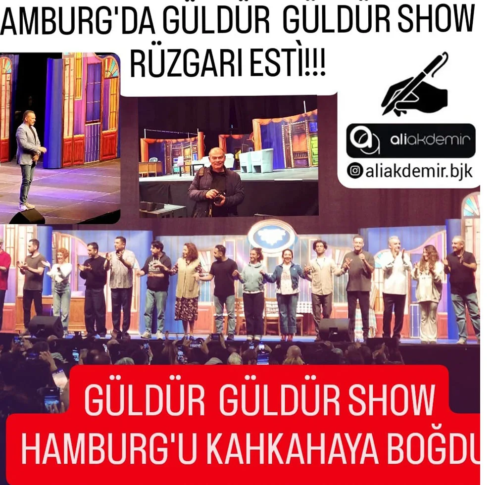 HAMBURG'DA GÜLDÜR GÜLDÜR SHOW RÜZGARI ESTİ
