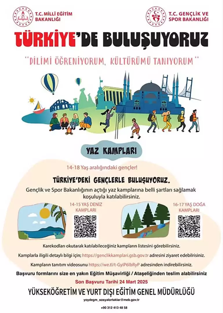 Haydi Türkiye’ye kampa…