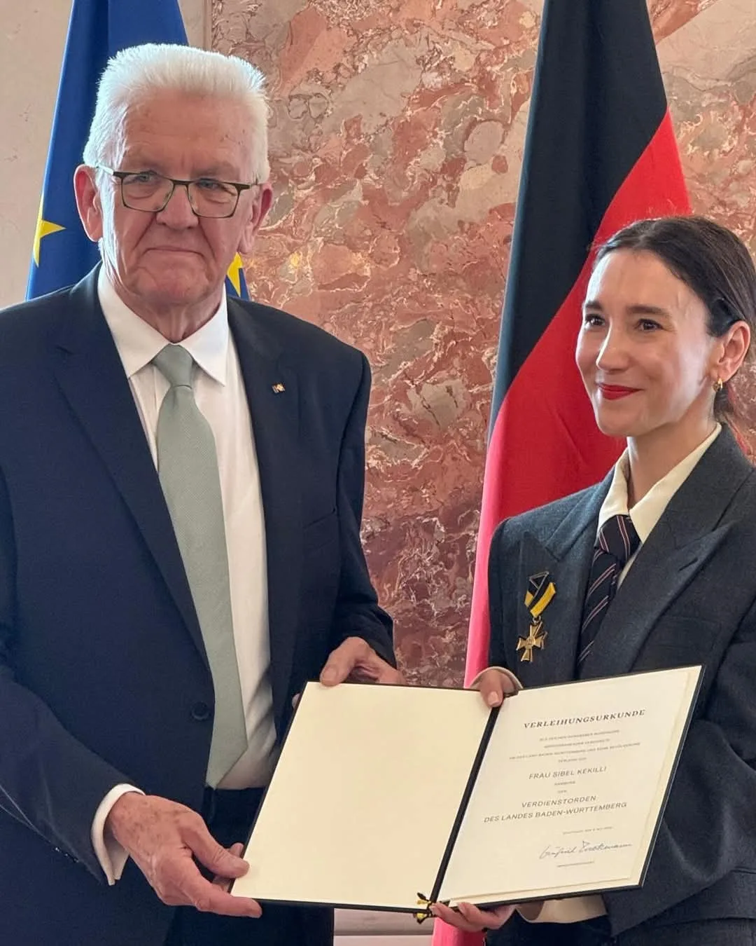 Sibel Kekilli’ye Baden -Württemberg Liyakat Nişanı