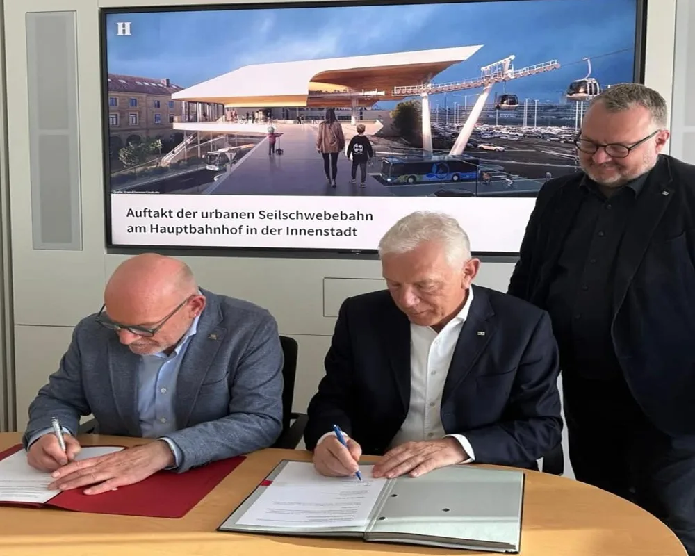Heilbronn’da Şehir İçi Teleferik Dönemi Başlıyor! Trafik Sorunu Hafifliyor