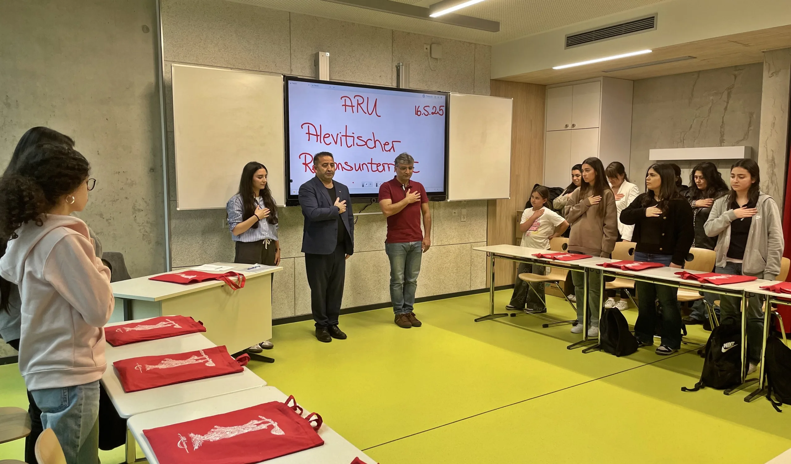 ARU Dersleri 18. Okulda Gülbenkle Başladı