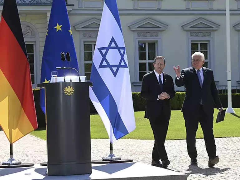İsrail Cumhurbaşkanı Isaac Herzog Berlin’de