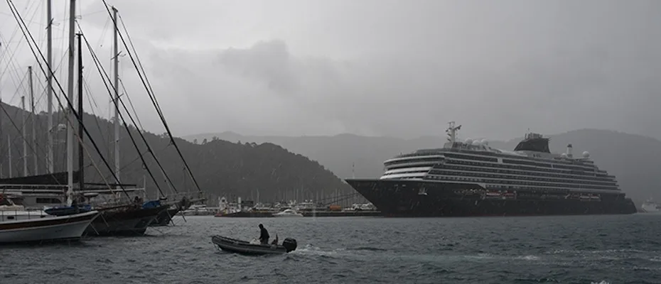 Marmaris'e Explora I kruvaziyeriyle 590 yolcu geldi