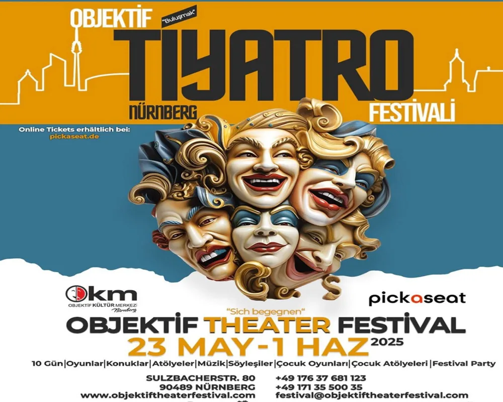 Nürnberg`de 23 Mayıs -1 Haziran tarihlerinde tiyatro festivali