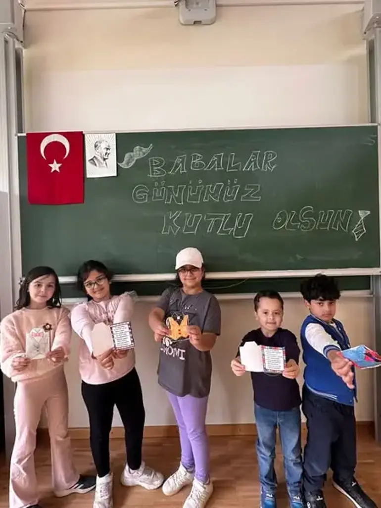 Öğrenciler babalar gününü unutmadı