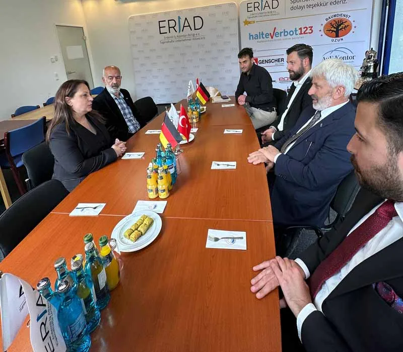 KKTC Berlin Temsilcisi Emine Andız Ertürk’ten ERİAD’a Stratejik Ziyaret