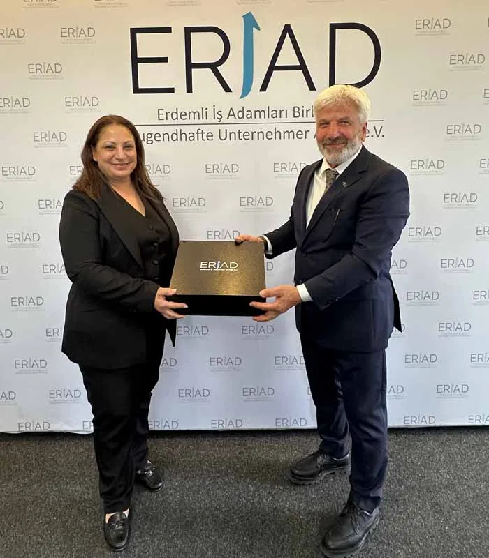 KKTC Berlin Temsilcisi Emine Andız Ertürk’ten ERİAD’a Stratejik Ziyaret