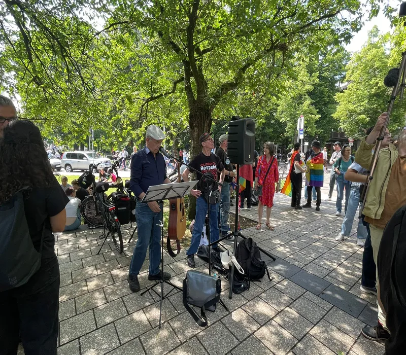 Münster’de 2000 Kişi Faşizme Karşı Yürüdü