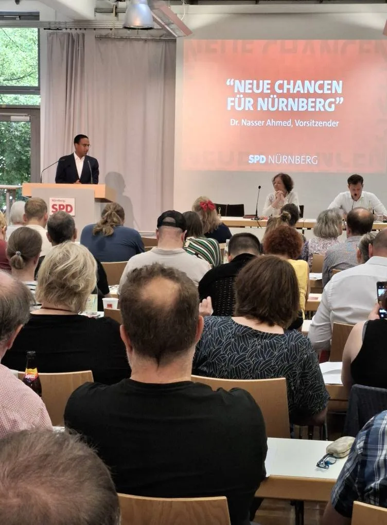 SPD Nürnberg’de Güven Tazelendi: Dr. Nasser Ahmed Yeniden Başkan Seçildi