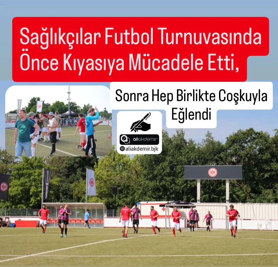 Sağlık Çalışanları Futbol Turnuvasında Hem Rekabet Etti Hem Eğlendi
