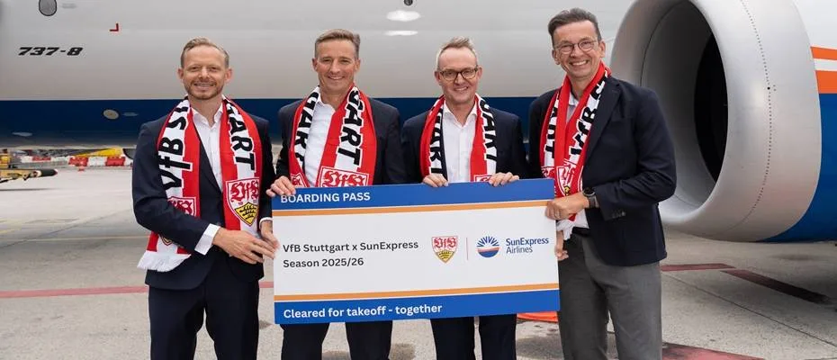 SunExpress, VfB Stuttgart’ın Yeni ve Özel Havayolu Partneri Oldu