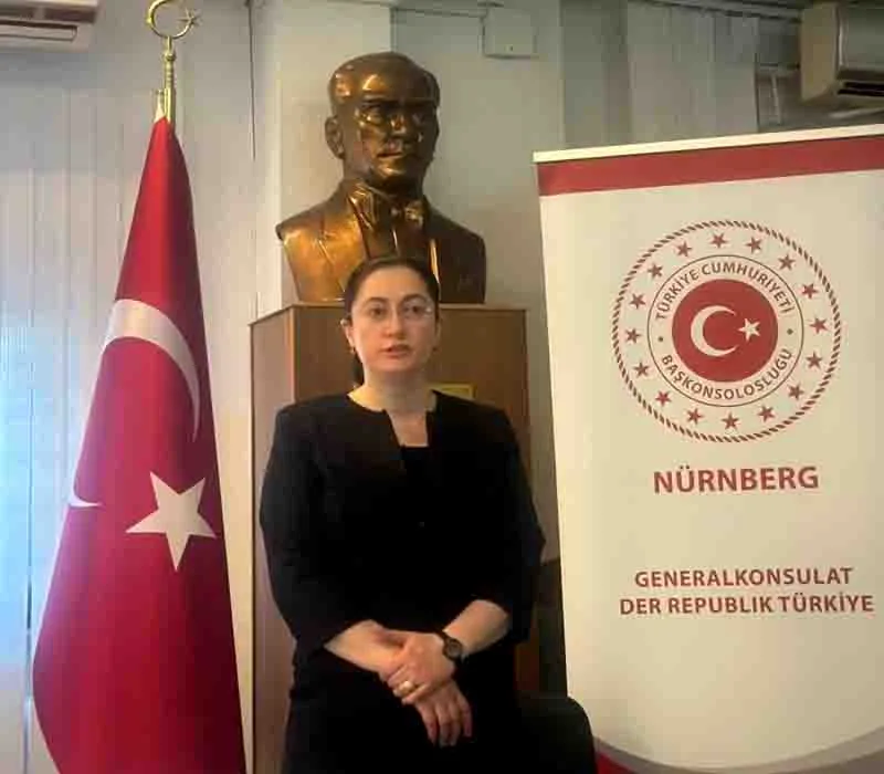 Nürnberg Başkonsolosluk binasında 15 Temmuz etkinliği