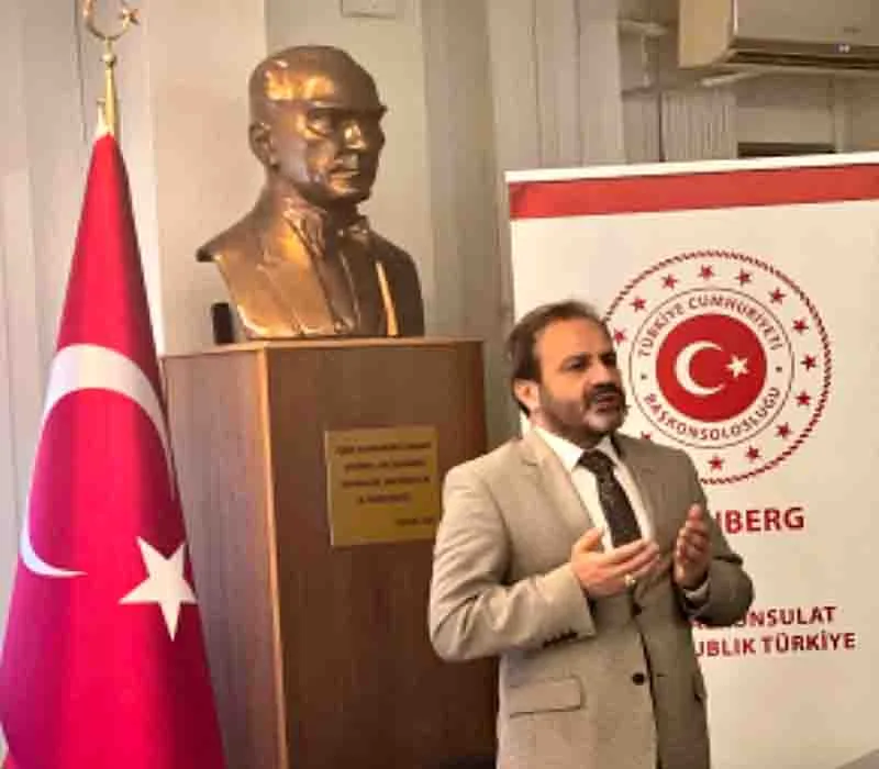 Nürnberg Başkonsolosluk binasında 15 Temmuz etkinliği