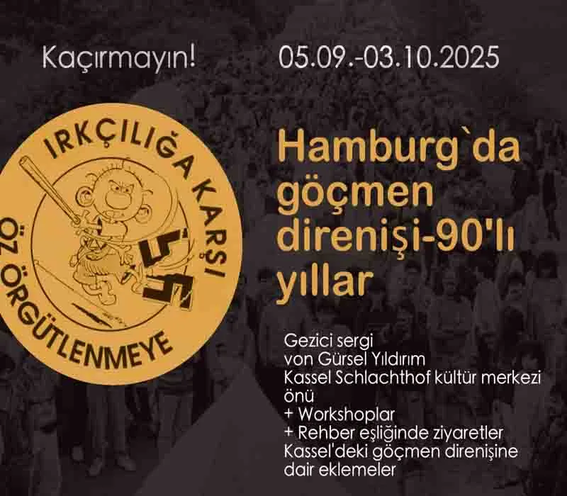 Göçmenlerin 1990’lardaki ırkçılığa karşı mücadelesi Kassel’de sergileniyor