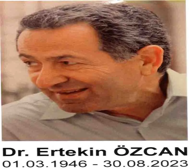 Dr. Ertekin Özcan`ı Anma Törenine Davet