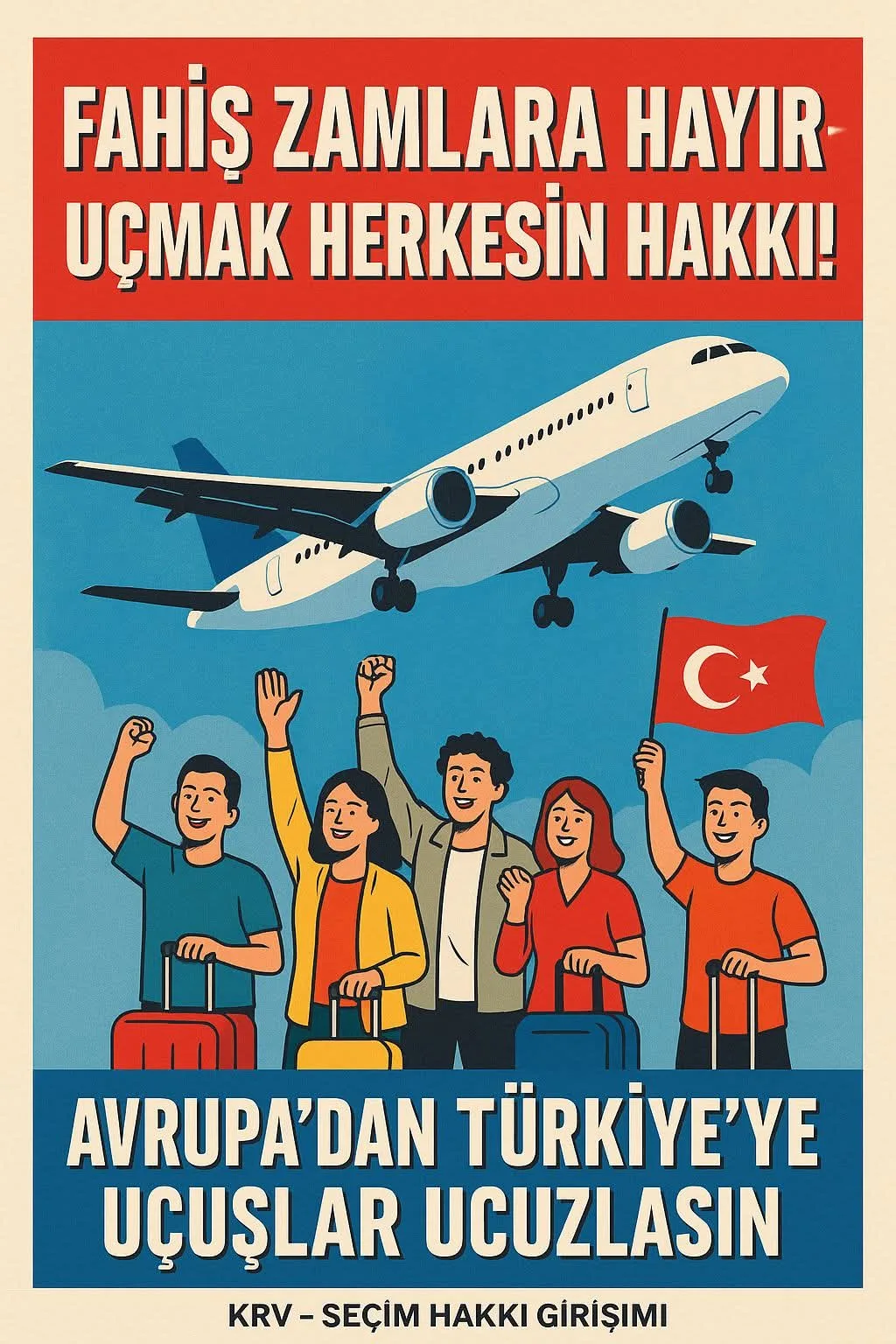 “Uçak Biletleri Ucuzlasın” Kampanyasına Büyük Destek