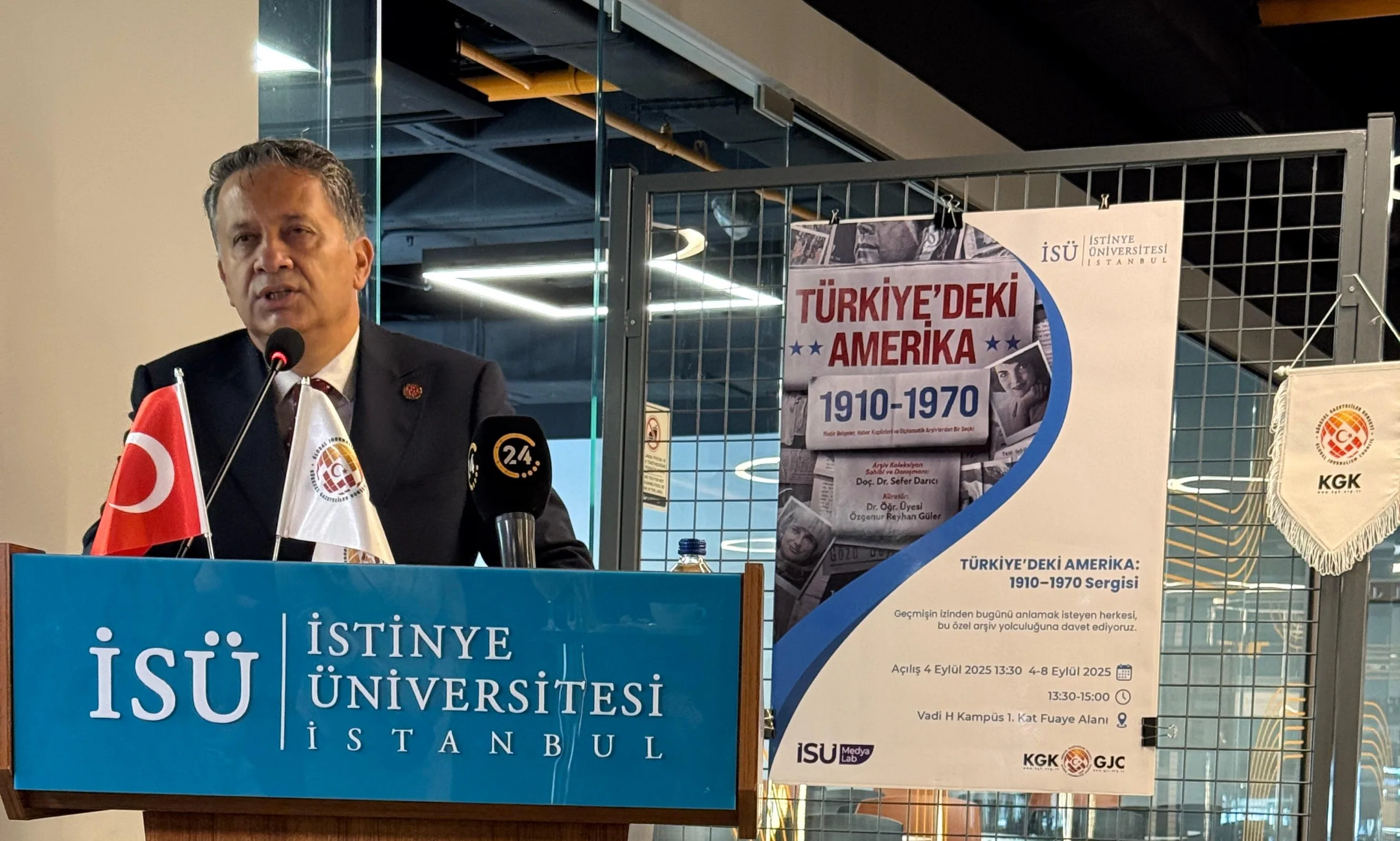 KGK’nin “Türkiye’deki Amerika” sergisini İstanbul Valisi açtı