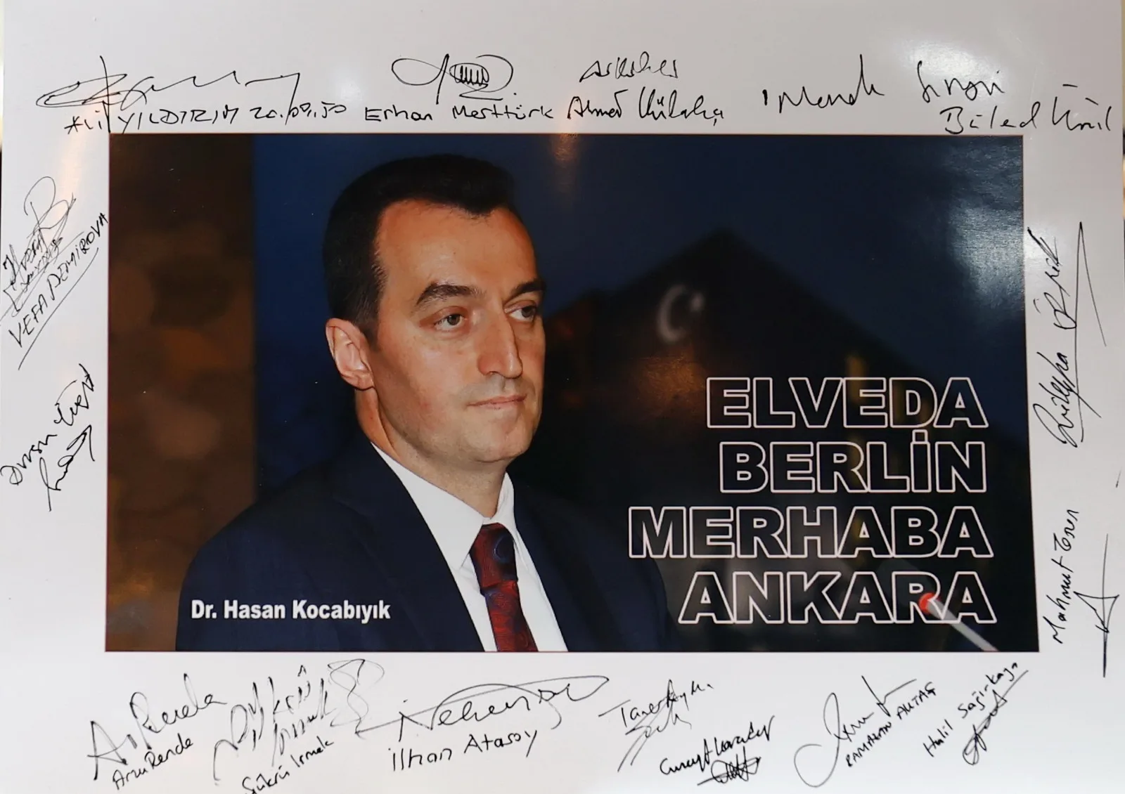 İletişim Müşaviri Dr. Hasan Kocabıyık Başkent Berlin’e veda etti