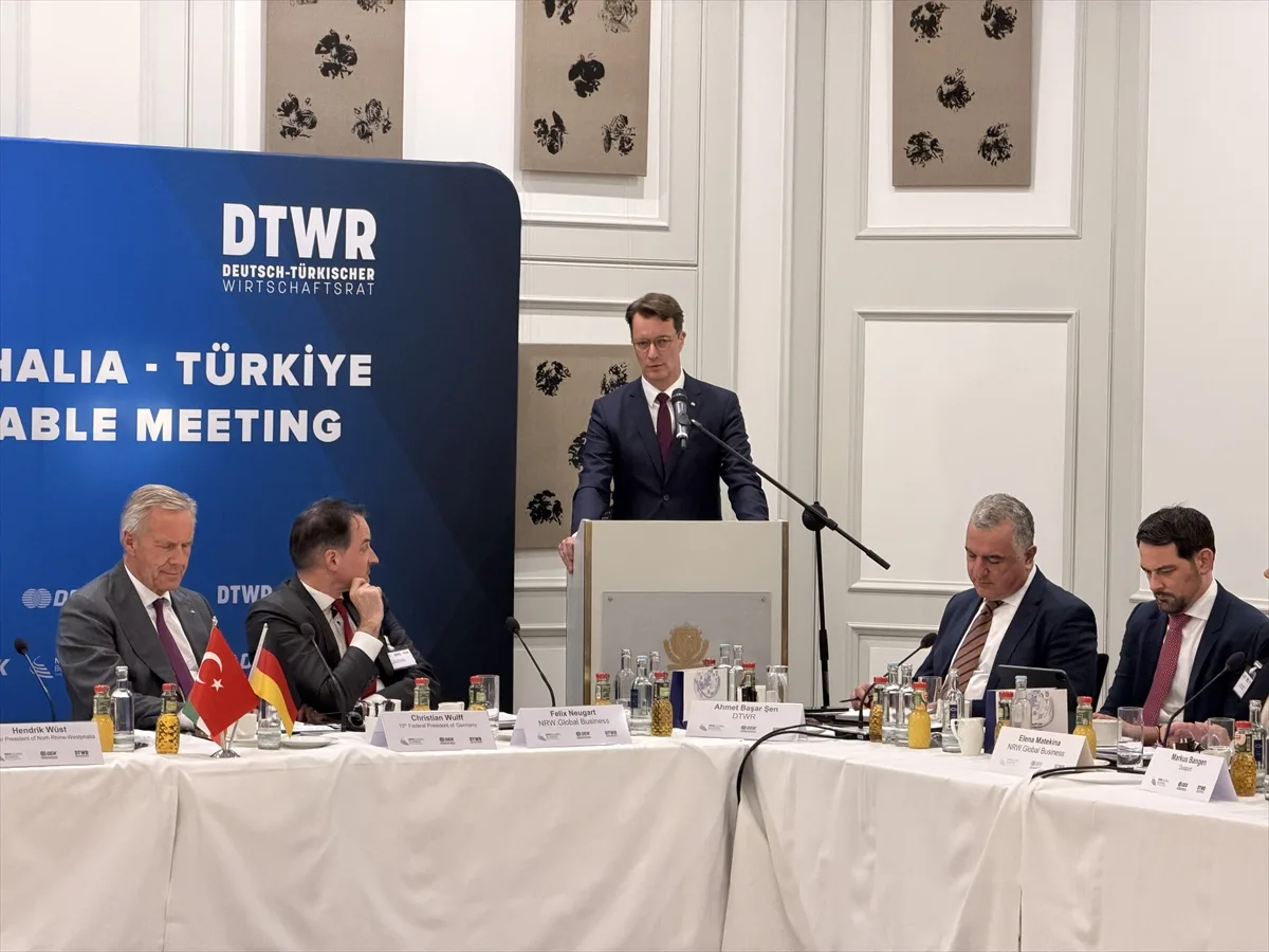 KRV Eyaleti Başbakanı Wüst'ten Türkiye ile ekonomik ilişkilerin derinleştirilmesi vurgusu