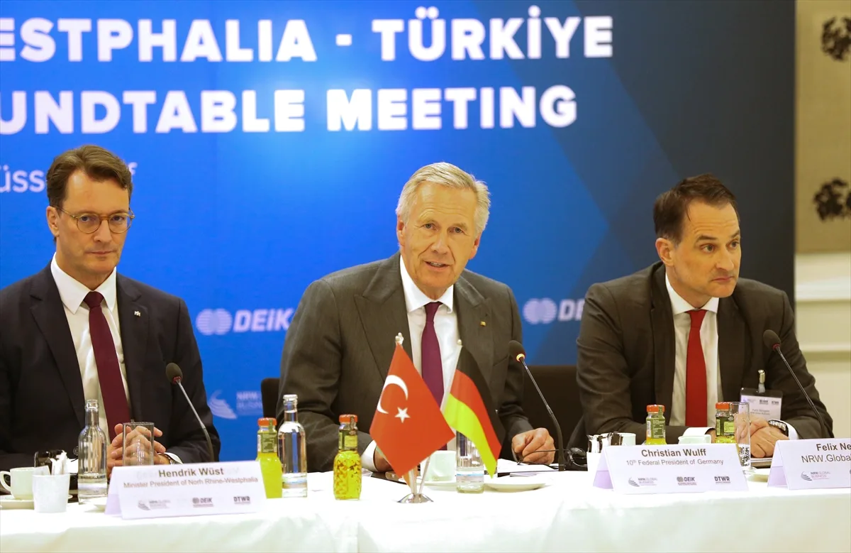 KRV Eyaleti Başbakanı Wüst'ten Türkiye ile ekonomik ilişkilerin derinleştirilmesi vurgusu