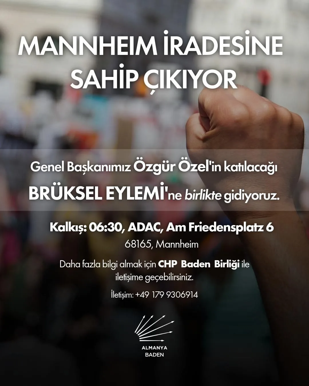 CHP’nin Brüksel Mitingine Avrupa’dan Büyük İlgi
