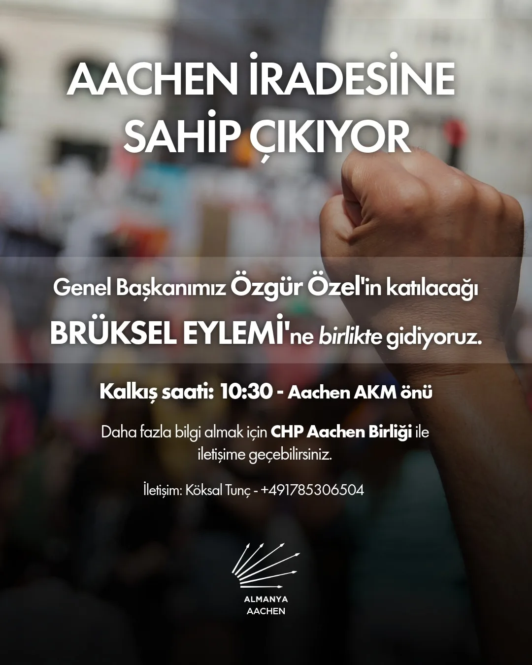 CHP’nin Brüksel Mitingine Avrupa’dan Büyük İlgi