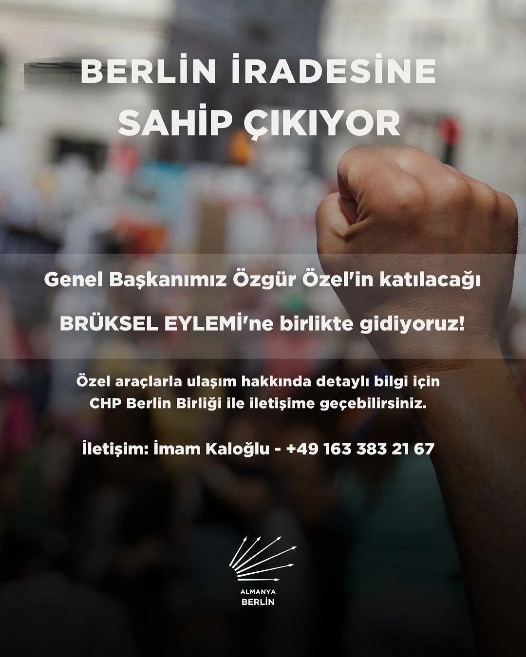 CHP’nin Brüksel Mitingine Avrupa’dan Büyük İlgi
