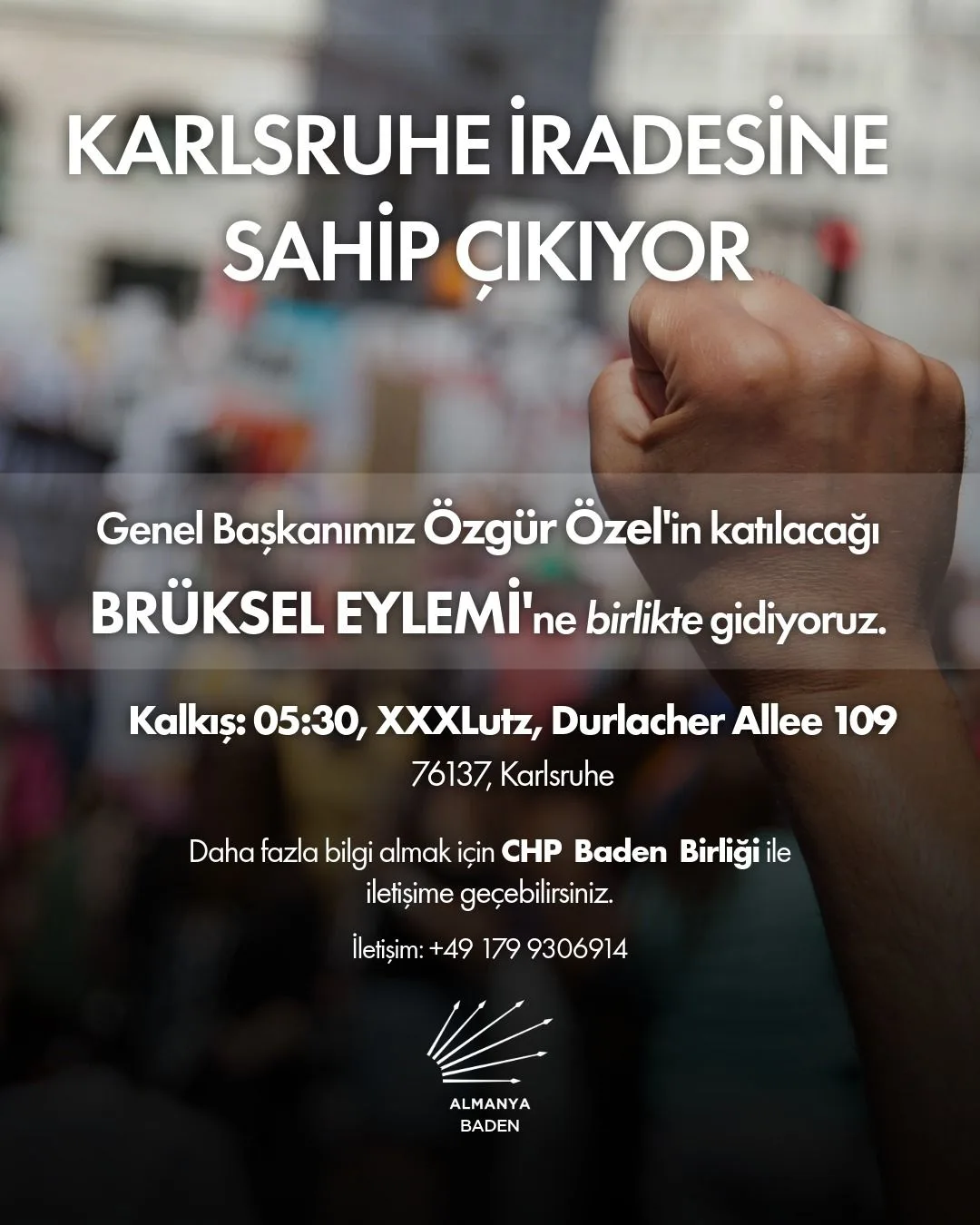 CHP’nin Brüksel Mitingine Avrupa’dan Büyük İlgi