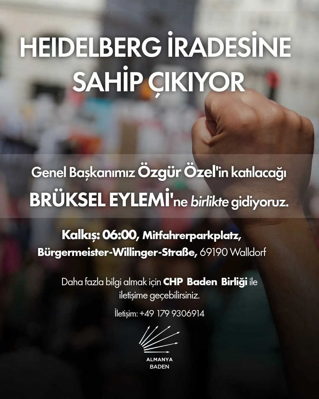 CHP’nin Brüksel Mitingine Avrupa’dan Büyük İlgi