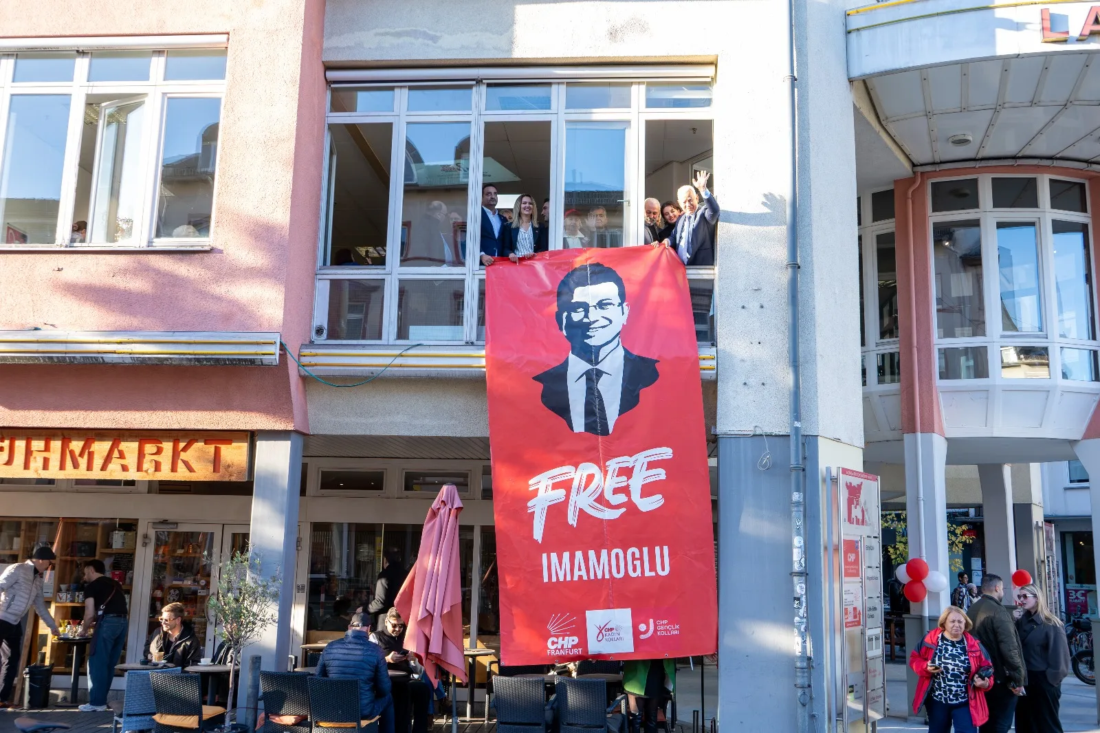 Frankfurt’tan İmamoğlu ve arkadaşlarına destek