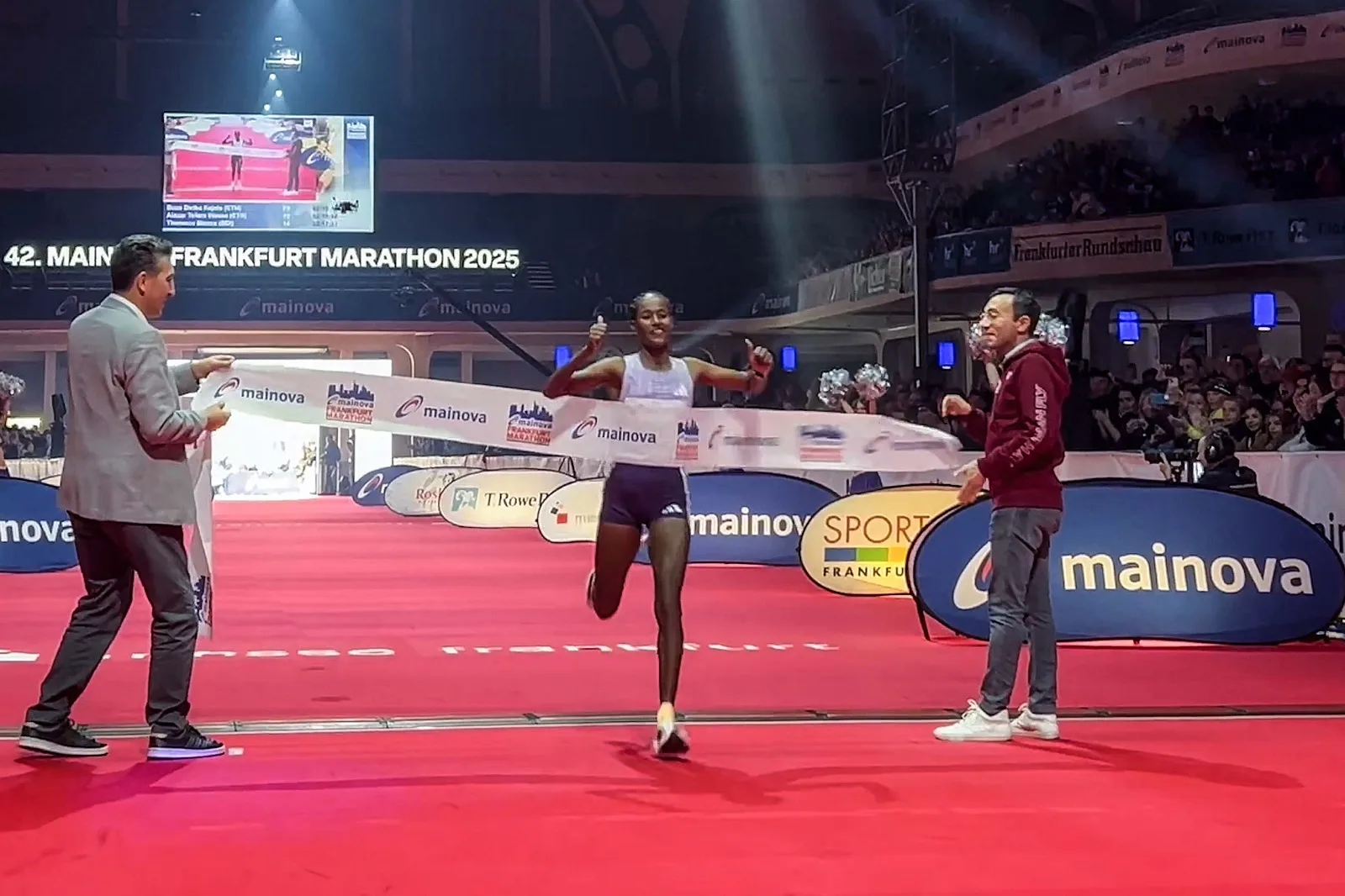 Frankfurt Maratonu’na rekor katılım