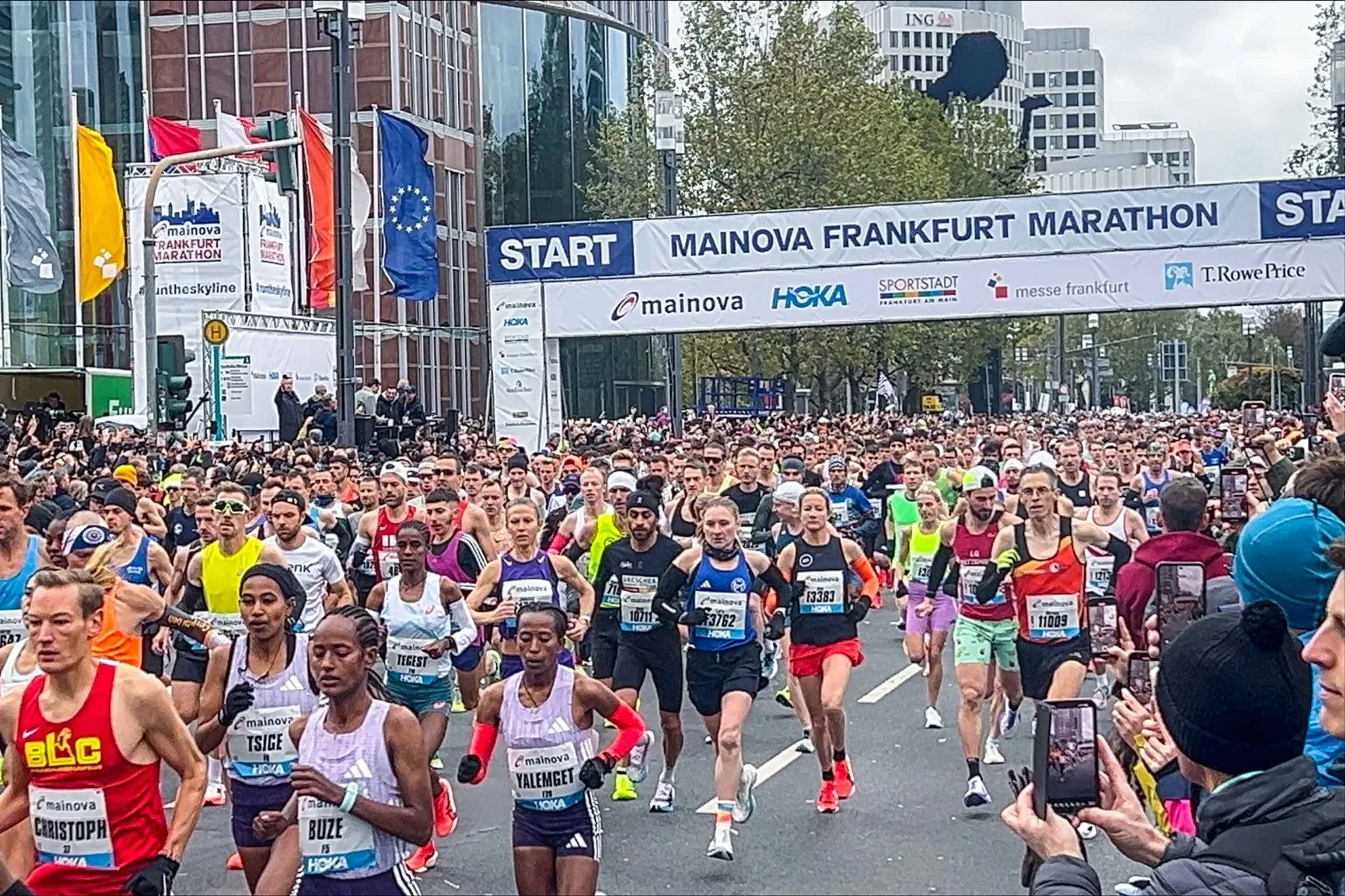 Frankfurt Maratonu’na rekor katılım
