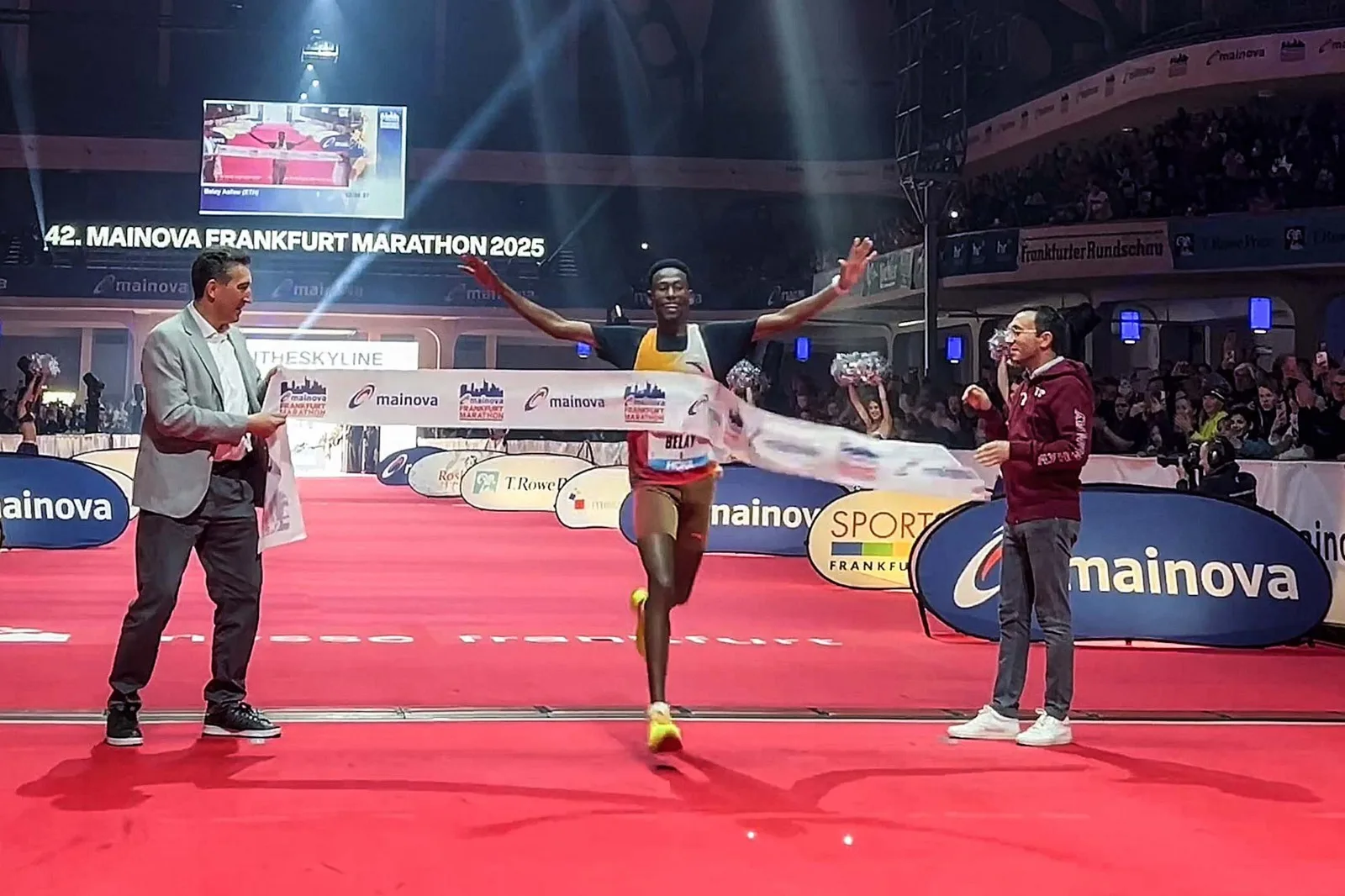 Frankfurt Maratonu’na rekor katılım