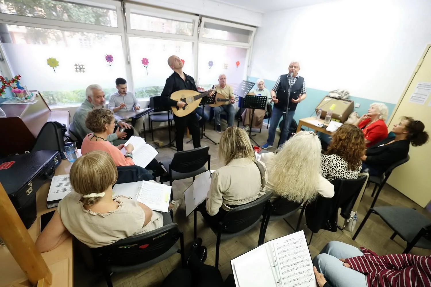 Eski Dostlar Korosu 18 Ekim Konseri İçin Son Provalarında