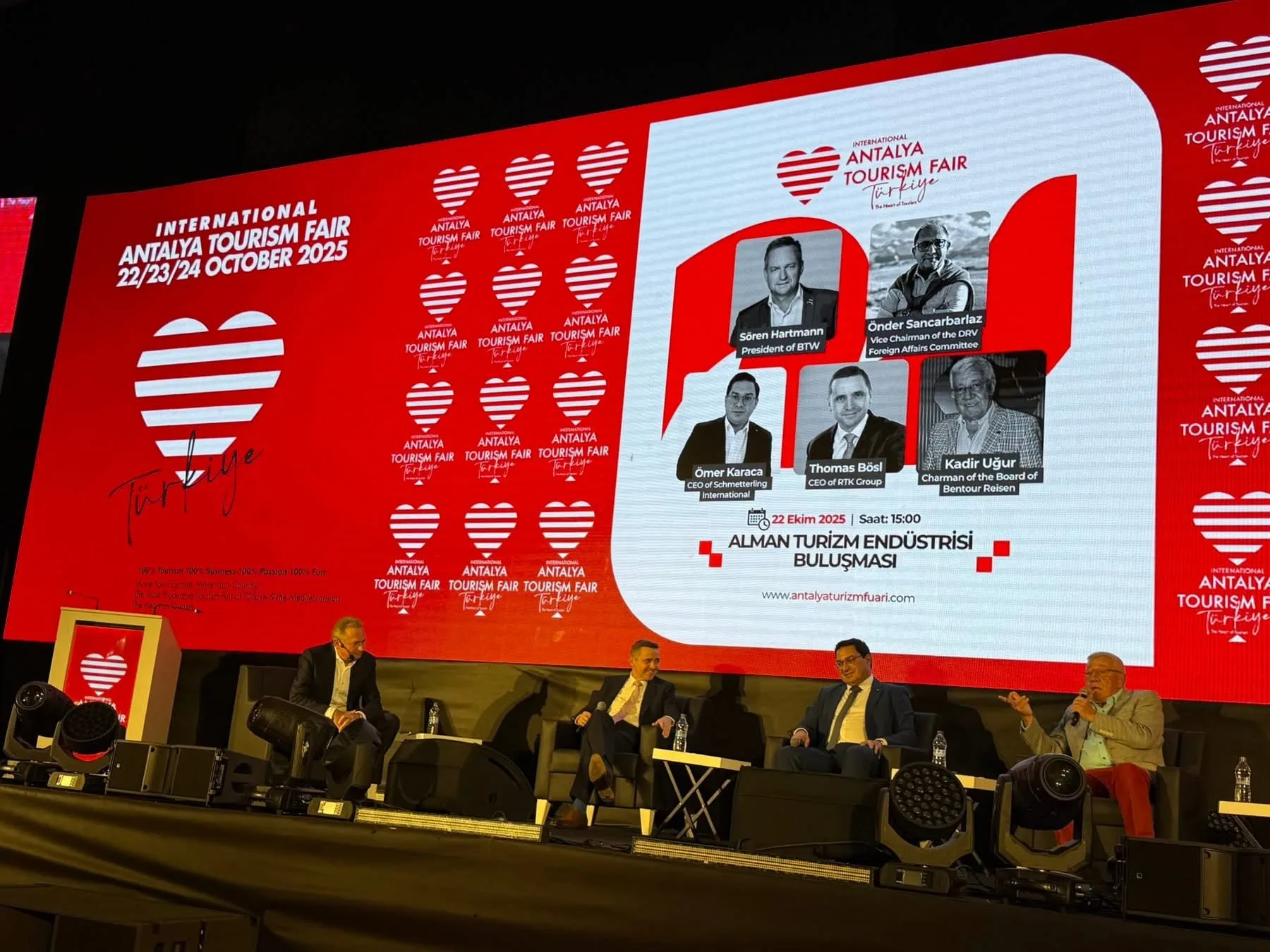 Antalya Turizm Fuarı Açılışında Uluslararası Buluşma