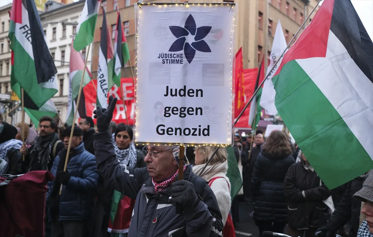 Almanya’da Filistin'e destek gösterisi düzenlendi