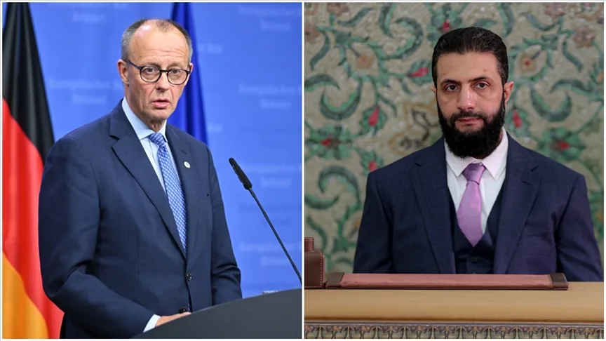 Merz, Şara'yı Almanya'ya davet etti