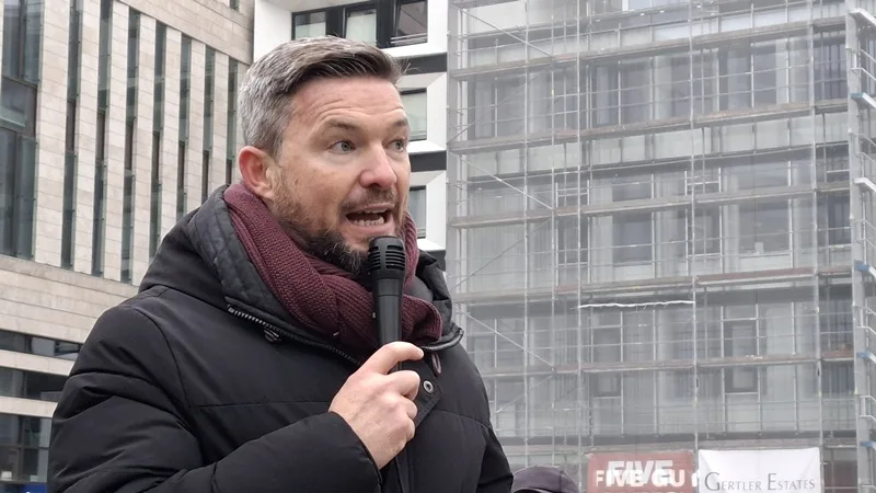 Frankfurt’ta Merdan Yanardağ ve TELE1’e Destek Eylemi: “Basın Özgürlüğü Susturulamaz”