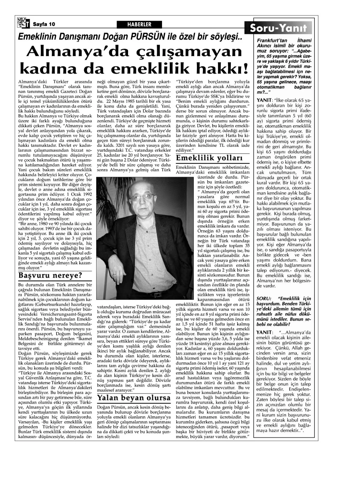 Duayen gazeteci Doğan Pürsün hayatını kaybetti