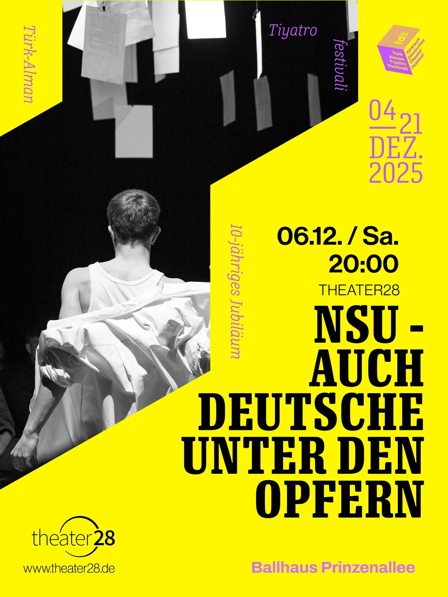 Berlin’de 10. Türk-Alman Tiyatro Festivali Başlıyor