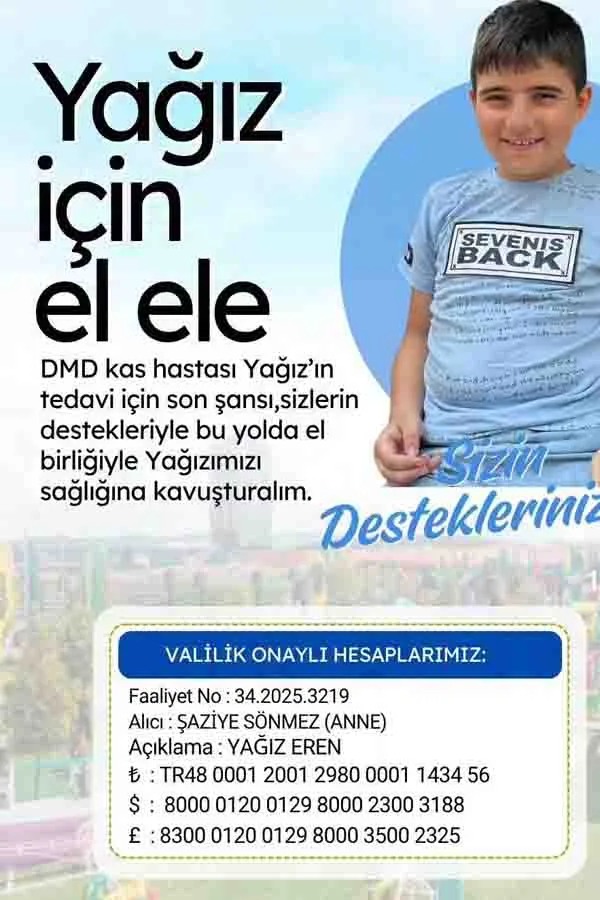 Çaresiz Anne, DMD Hastası Oğlu Yağız Eren İçin Yardım Bekliyor