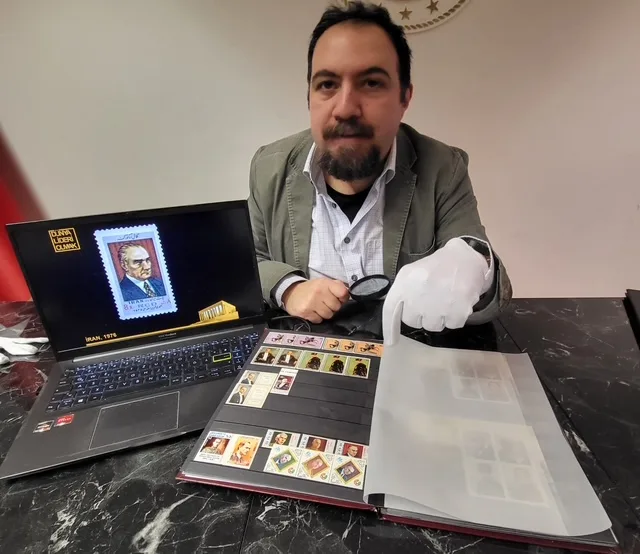 Dünya`da Atatürk pulları sergilendi
